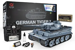 Heng Long German Tiger I RC Tank Electric Tracked 1/16 Scale RTR image 144302