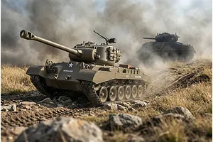 Heng Long USA M26 Pershing RC Tank Electric Tracked 1/16 Scale RTR image 144421