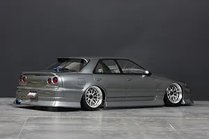 Pandora RC 1/10 Nissan Skyline ER34 4 Door Unpainted Body Shell - Clear image 4