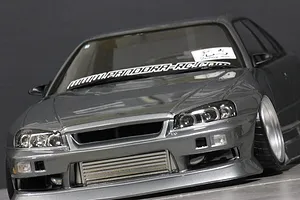 Pandora RC 1/10 Nissan Skyline ER34 4 Door Unpainted Body Shell - Clear image 10
