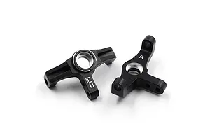 Yeah Racing Aluminium Hub Carriers (C-Hubs) 2Pcs - Black