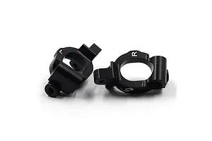 Yeah Racing Aluminium Steering Hub Set - Black
