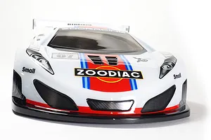 ZooRacing 1/10 Zoodiac GT Unpainted Body Shell - Clear image 144495