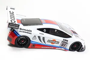 ZooRacing 1/10 Zoodiac GT Unpainted Body Shell - Clear image 144498