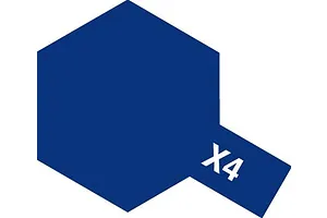 Tamiya X-4 Blue Gloss Enamel Paint 10ml
