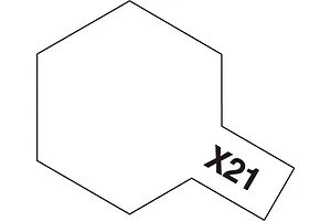 Tamiya X-21 White Flat Base Enamel Paint 10ml