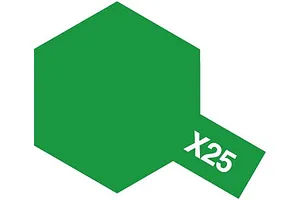 Tamiya X-25 Clear Green Enamel Paint 10ml
