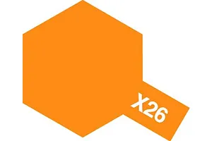 Tamiya X-26 Clear Orange Enamel Paint 10ml