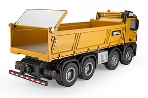 HuiNa 1536 RC Dump Truck Electric 8WD 1/14 Scale RTR - Yellow image 144746