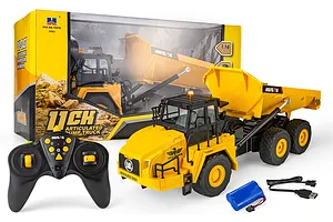 HuiNa 1553 RC Dump Truck Electric 1/16 Scale RTR - Yellow image 144769