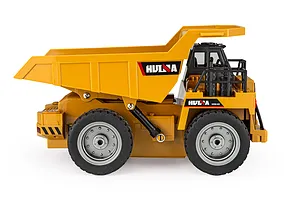 HuiNa 1534 Dump Truck RC Construction Vehicle Electric 4WD 1/18 Scale RTR - Yellow image 144795