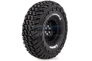 Louise 1.9" CR Griffin Tyres on Black 9 Spoke Rims - Glued Wheels 2Pcs image 14495