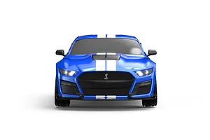 MJX RC Ford Mustang Shelby GT500 RC Car Electric Brushless 4WD 1/10 Scale RTR - Blue image 145060