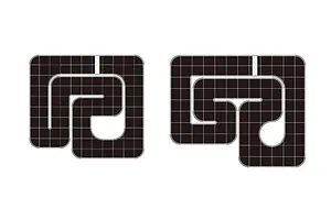 Kyosho Mini-Z Grand Prix Circuit 50 Large Corner Expansion Kit 12Pcs