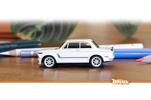 HPI Nano-TTR BMW 2002 Turbo RC Car Electric RWD 1/64 Scale RTR - White image 145098
