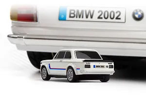 HPI Nano-TTR BMW 2002 Turbo RC Car Electric RWD 1/64 Scale RTR - White image 145101