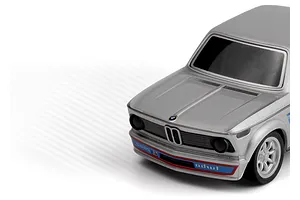 HPI Nano-TTR BMW 2002 Turbo RC Car Electric RWD 1/64 Scale RTR - Silver image 145107