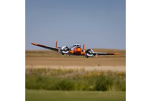 E-Flite RC Plane Beechcraft D18/RC-45J 1.5m Trainer BNF Basic with AS3X+ and Safe Select Technology image 145633