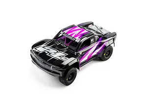 Pro-Line 1/16 Vector Front &amp;amp; Rear Tyres on Black Split Six Rims - Glued Wheels 4Pcs image 6