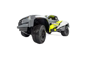 Pro-Line 1/16 King Pin Front &amp;amp; Rear Tyres on Black Split Six Rims - Glued Wheels 4Pcs image 10