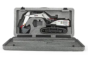 Huina 1594-W RC Excavator Electric Tracked 1/14 Scale RTR - White image 145800