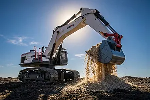 Huina 1594-W RC Excavator Electric Tracked 1/14 Scale RTR - White image 145874