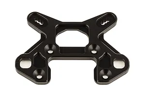 Team Associated Aluminium 26.5mm (8 Degree) Front Shock Tower - Black