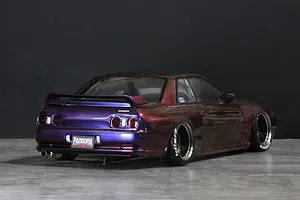 Pandora RC 1/10 BNR32 Skyline GT-R R32 Unpainted Body Shell - Clear image 3