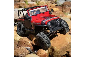 Axial SCX10 III Jeep CJ-7 V2 RC Rock Crawler Electric 4WD 1/10 Scale RTR - Red image 146140