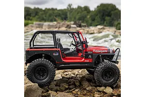 Axial SCX10 III Jeep CJ-7 V2 RC Rock Crawler Electric 4WD 1/10 Scale RTR - Red image 146154