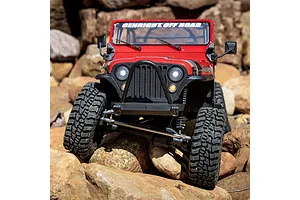 Axial SCX10 III Jeep CJ-7 V2 RC Rock Crawler Electric 4WD 1/10 Scale RTR - Red image 146155