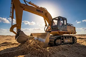 Huina 1531 RC Excavator Electric Tracked 1/16 Scale RTR image 146185