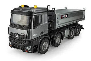 Huina 1536-Pro RC Dump Truck Electric 8WD 1/14 Scale RTR - Yellow