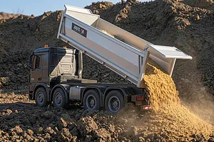 Huina 1536-Pro RC Dump Truck Electric 8WD 1/14 Scale RTR - Yellow image 146215