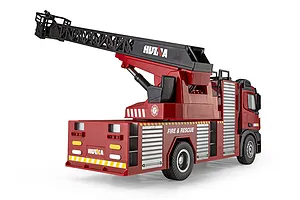 Huina Fire Truck with Water Cannon and Ladder RC Fire Truck Electric 2WD 1/14 Scale RTR image 146248