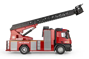 Huina Fire Truck with Water Cannon and Ladder RC Fire Truck Electric 2WD 1/14 Scale RTR image 146249