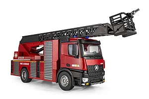 Huina Fire Truck with Water Cannon and Ladder RC Fire Truck Electric 2WD 1/14 Scale RTR image 146251