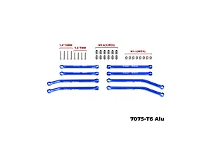GPM Aluminium Complete Suspension Linkage Set - Blue
