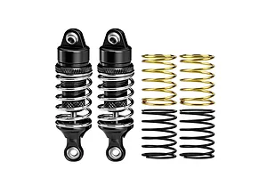 GPM Black Aluminium 48mm Adjustable Shocks 2Pcs
