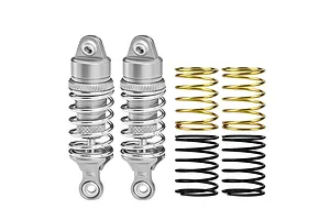 GPM Aluminium 48mm Adjustable Shocks 2Pcs - Silver