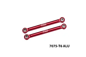 GPM Aluminium Steering Toe Links 2Pcs - Red