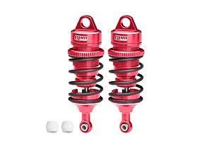 GPM Aluminium 78mm Front Adjustable Shocks 2Pcs - Red