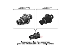 GPM Carbon Steel Front or Rear Diff Outdrive Cups 2Pcs image 3