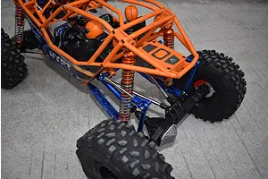 GPM Aluminium 145mm Rear Adjustable Double-Spring Shocks 2Pcs - Blue image 4