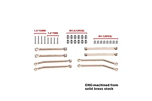 GPM Brass Weighted (14g) Linkage Set