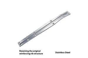 GPM Stainless Steel 2mm Thick Chassis Brace/Skid Plate - Silver