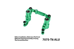 GPM Aluminium Steering Bell Crank/Drag Link Assembly - Green