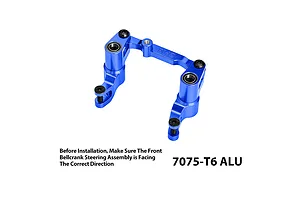 GPM Aluminium Steering Bell Crank/Drag Link Assembly - Blue