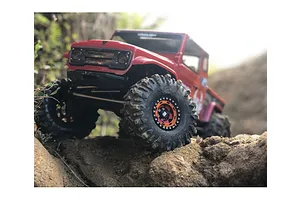 Boom Racing 1.9" AGGRESSOR GEKKO Black Rock Crawler Tyres with Rock Monster Green Foam Inserts 2Pcs image 147009