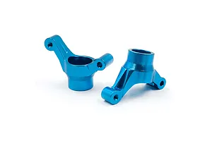 Yeah Racing Aluminium 2 Degree Toe-In Rear Hub Set 8Pcs - Blue image 2